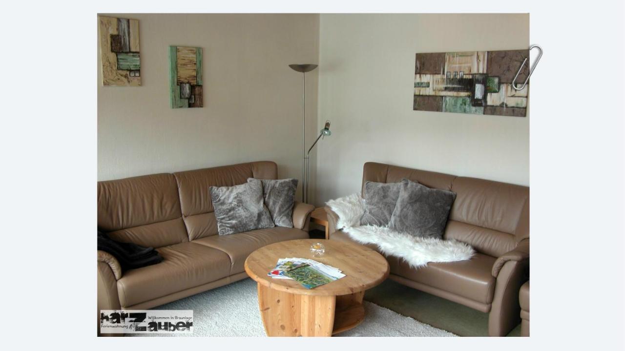 Ferienwohnung Harzauber ブラウンラーゲ エクステリア 写真